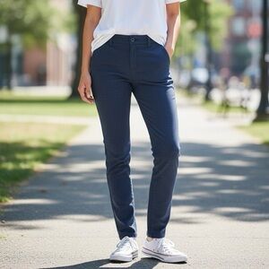 Athleta Charcoal Gray Straight Leg Pants Size 6